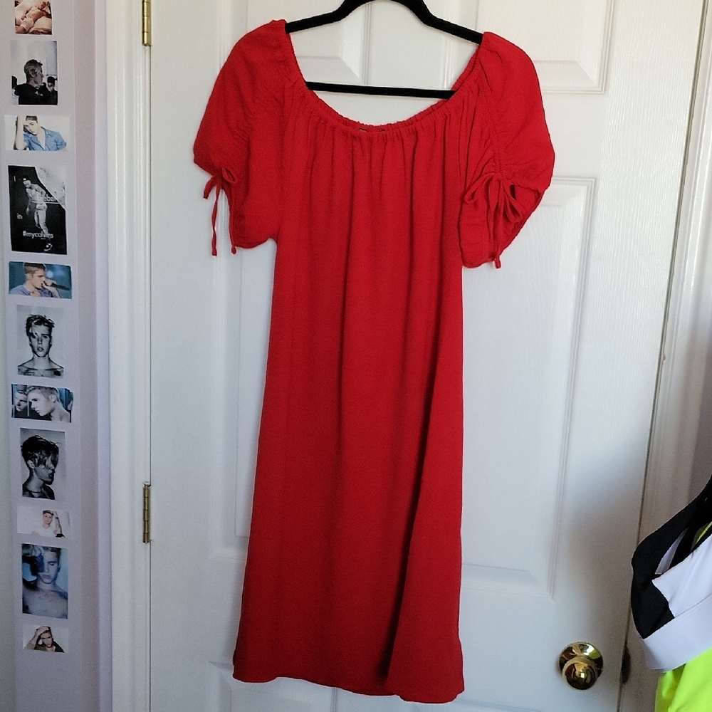 Elegant Red Women's Dress